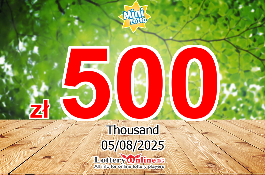 The result of Mini Lotto lottery of Poland on Aug. 4, 2025