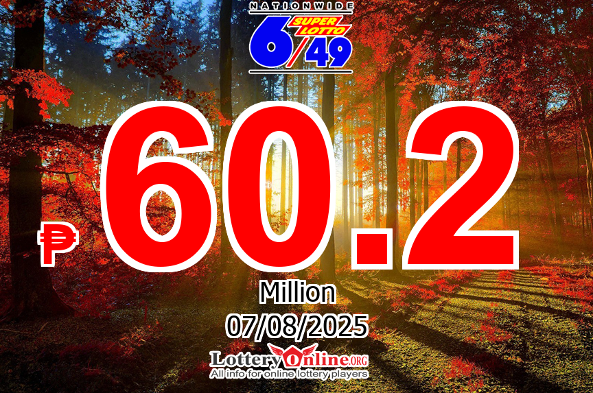Super Lotto results for 08/05/25: Jackpot raises to ₱ 60.2 Million PHP