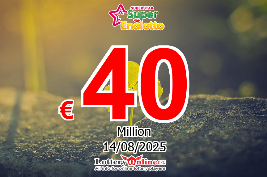 Nobody won jackpot on Aug. 12, 2025; SuperStar climbs to € 40 Million Euro