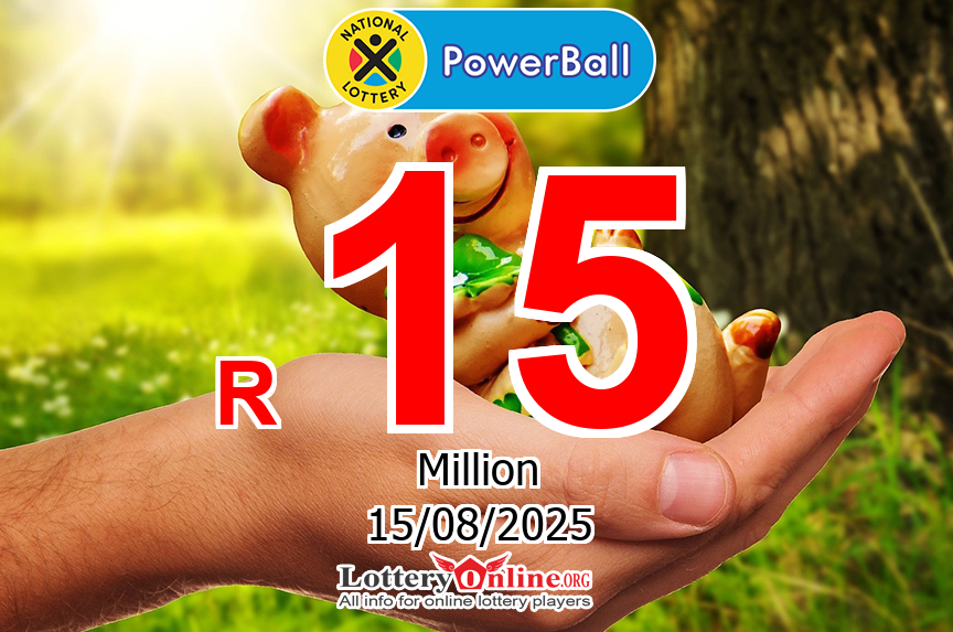 The result of PowerBall lottery of South Africa on Aug. 12, 2025