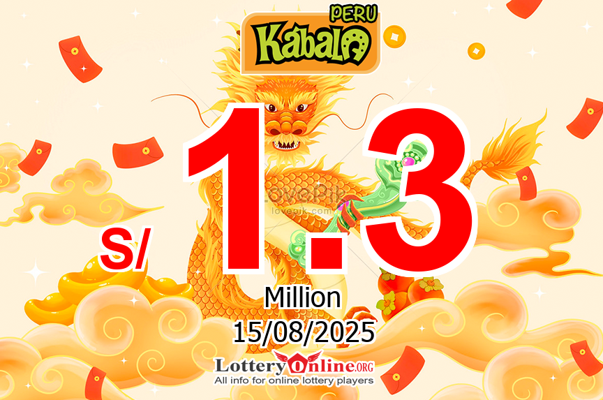 Kabala Winning Numbers Results for 08/13/25: Jackpot is S/ 1.3 Million PEN