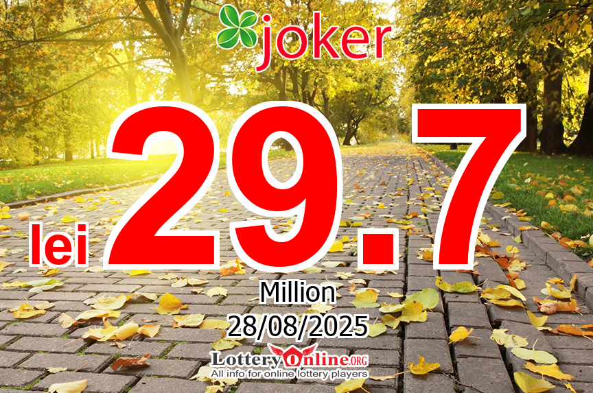 Here are the winning numbers for Sunday’s Joker drawing (08/24/25)