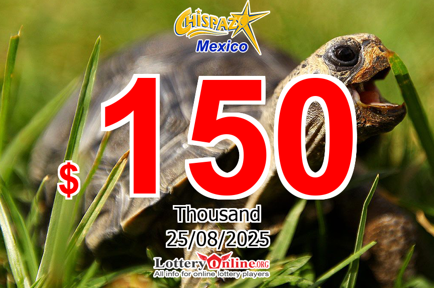 The result of Chispa Boom of Mexico on Aug. 25, 2025; Jackpot is $ 150 K MXN