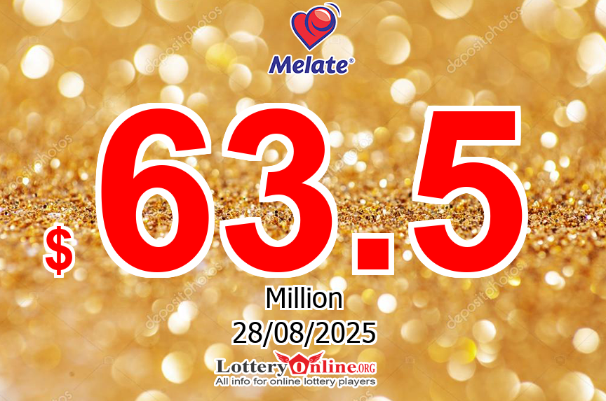 Mexlotto numbers for Monday, August 25, 2025 drawing. Lottery jackpot at $ 63.5 Million MXN