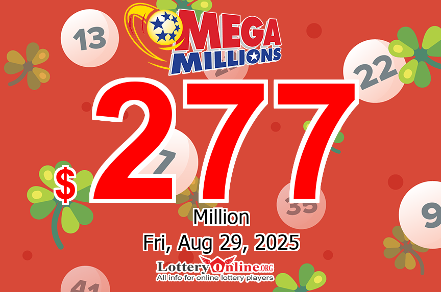 Nobody won jackpot on Aug. 26, 2025; Mega Millions climbs to $277 million