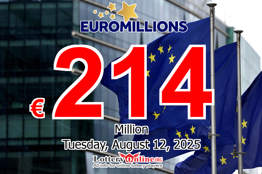 08/08/25: EuroMillions jackpot up to €214M after no winner | Here’s when the next drawing is
