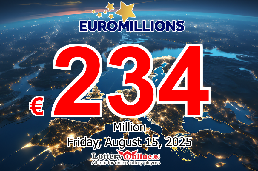 Record EuroMillions Jackpot Reaches €234M on Friday, August 15, 2025