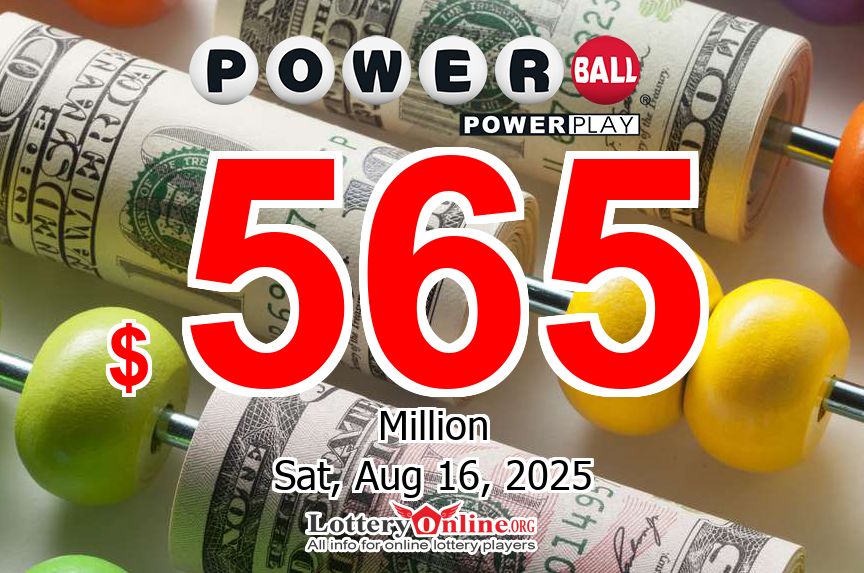 08/13/25: 3 new millionaires; Powerball jackpot climbs to $565 million