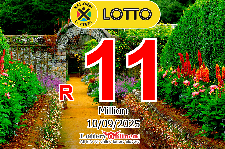 Jackpot Lotto stands at R 11 Million ZAR for Wed, Sep 10, 2025