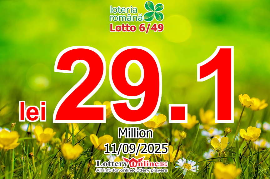 Loto 6/49 results for 09/07/25: Jackpot stands at lei 29.1 Million RON