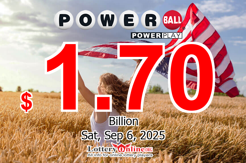Jackpot INCREASED to $1.70B for Sep. 6, 2025 – 3rd Largest Powerball Jackpot