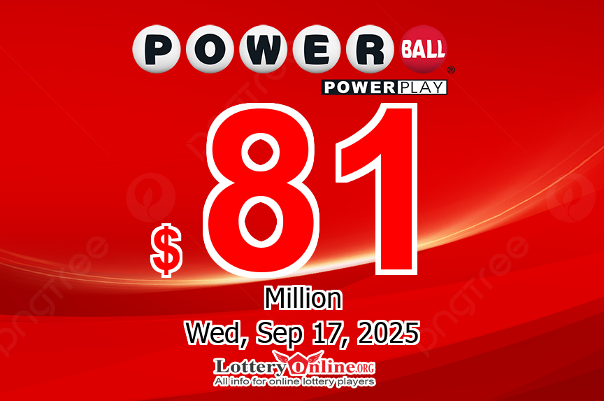 With no winners, Powerball jackpot rises to $81 million for Wednesday, 09/17/25