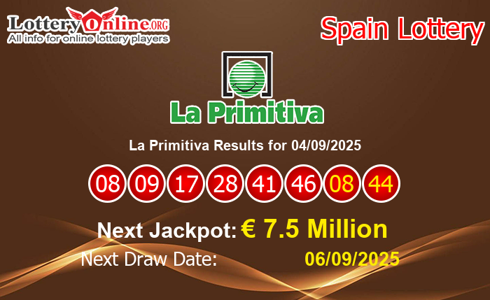 LatestLa Primitiva Results