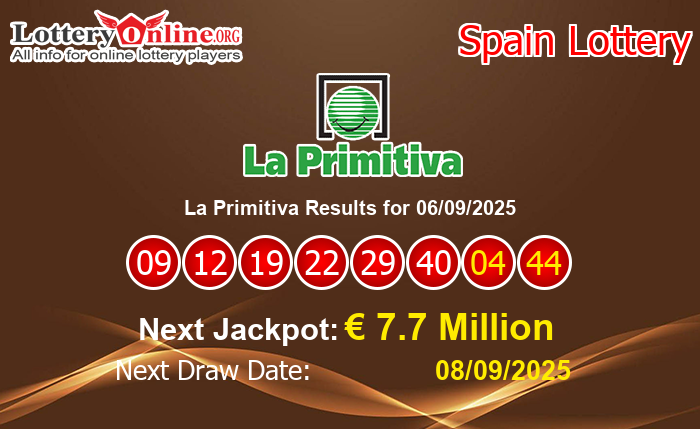 LatestLa Primitiva Results