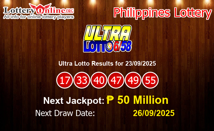LatestUltra Lotto Results