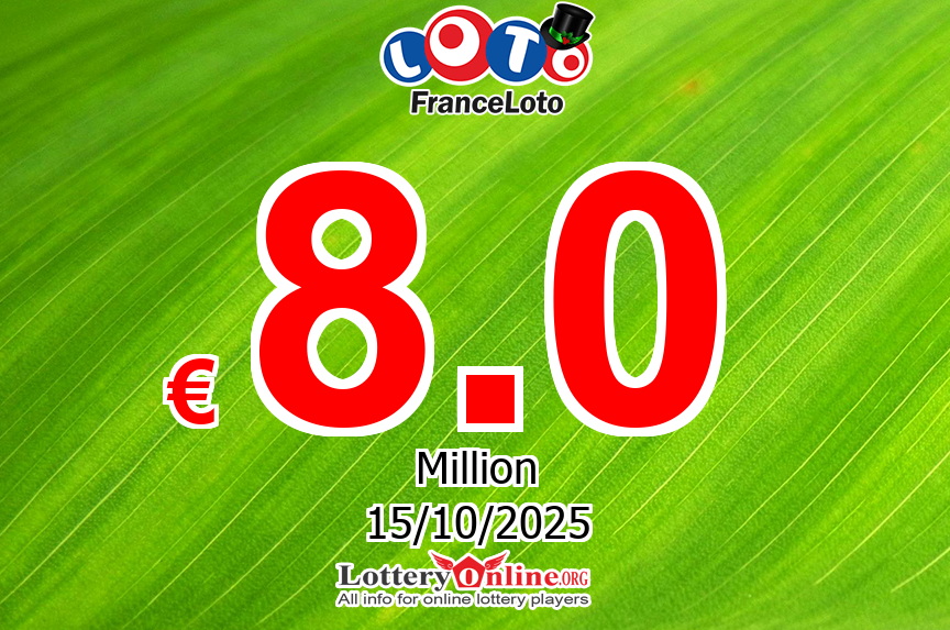 Result of Loto on Oct. 13, 2025: Jackpot is € 8 Million Euro now