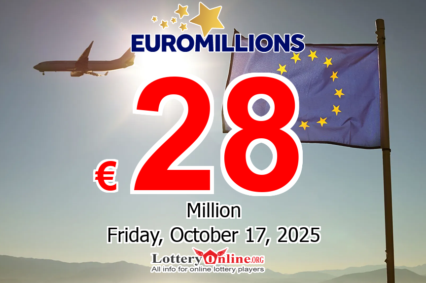EuroMillions jackpot climbs to €28 million for Oct. 17, 2025 drawing