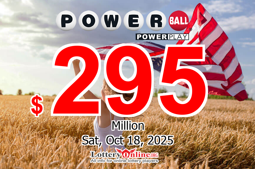 2 winners received the second prizes on 10/15/25; Powerball jackpot spins to $295 million