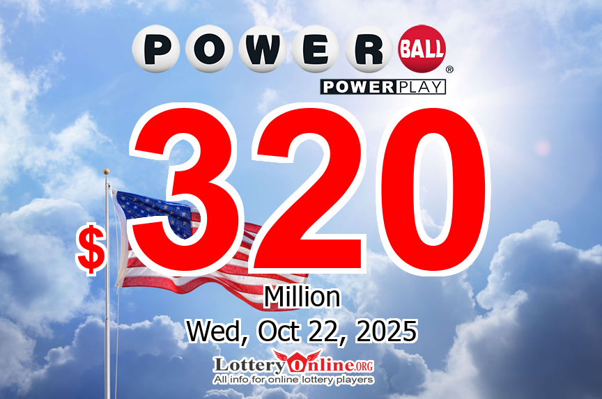 $3 million belonged to 3 players; Powerball rolls over to $320 million for Oct. 22, 2025