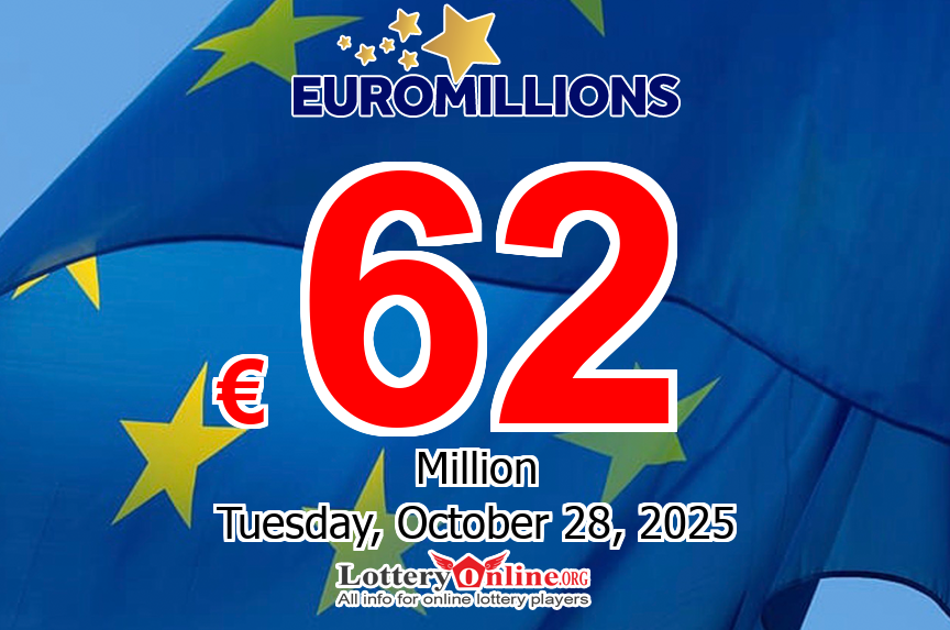 Who will win the next €62 million EuroMillions jackpot on Oct. 28, 2025?