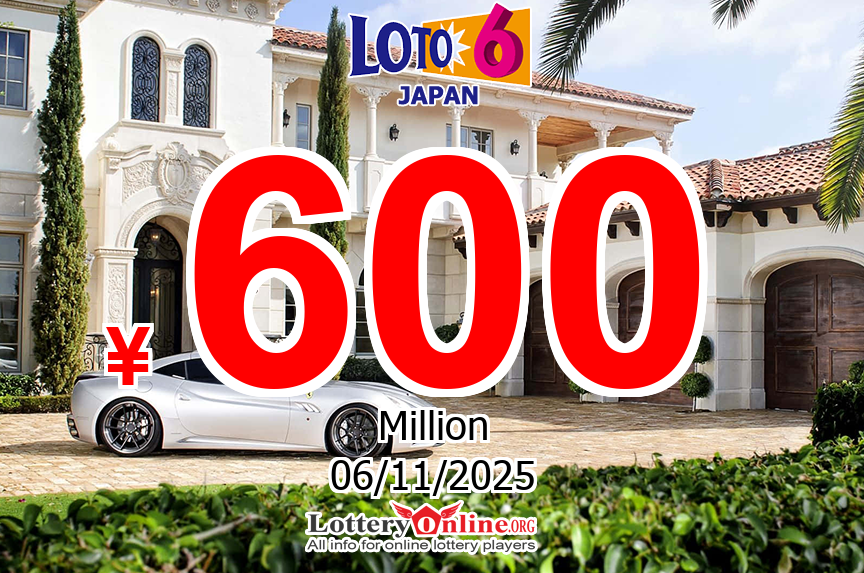 Loto 6 results for 11/03/25: Jackpot raises to ¥ 600 Million JPY