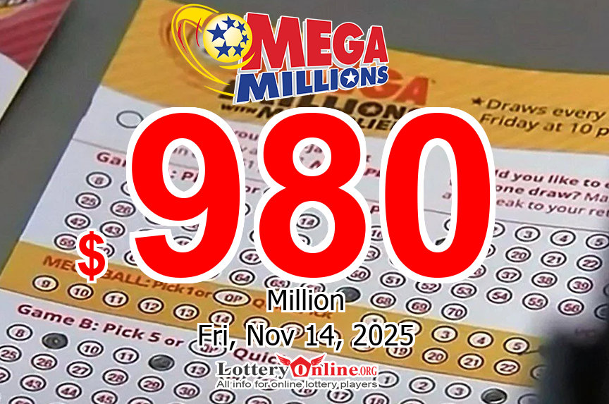 Mega Millions lottery: Did you win Tuesday’s $980 million Mega Millions drawing? Winning numbers, live results (11/11/25)