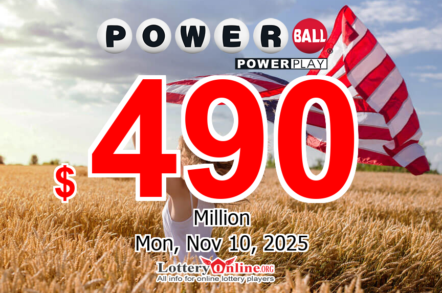 Powerball results of Nov. 8, 2025 – $490 million jackpot is waiting for the owner