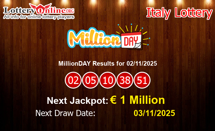 LatestMillionDAY Results