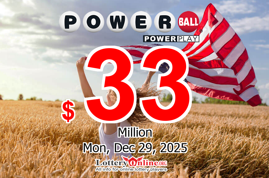 Result of Powerball on Dec. 27, 2025: Jackpot is $33 million now