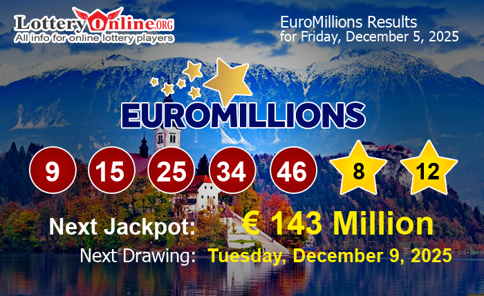 EuroMillions Winning Numbers