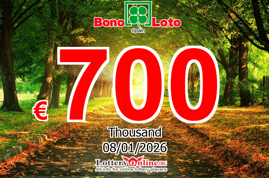 BonoLoto results of Jan. 7, 2026; Jackpot is € 700 K Euro