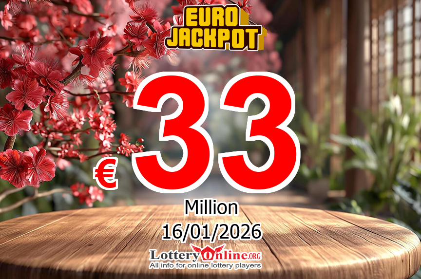 No Winner Tuesday, January 13, 2026 – EuroJackpot Jackpot Rise To € 33 Million Euro