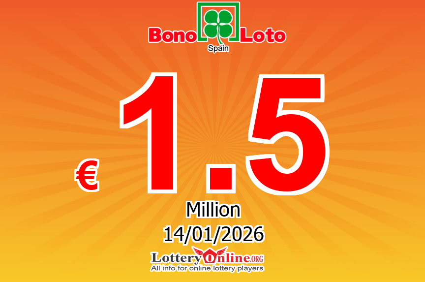 Result of BonoLoto on Jan. 13, 2026: Jackpot is € 1.5 Million Euro now