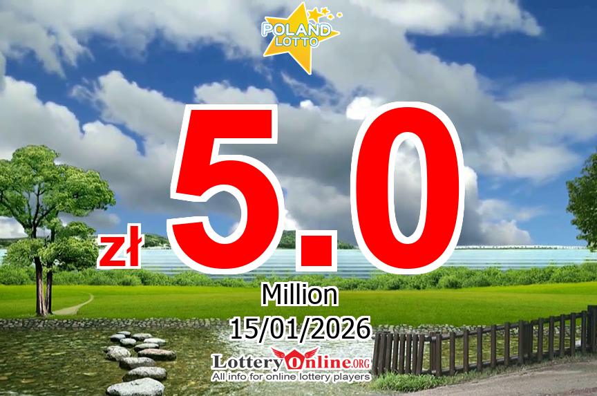 Result of Lotto on Jan. 13, 2026: Jackpot is zł 5 Million PLN now