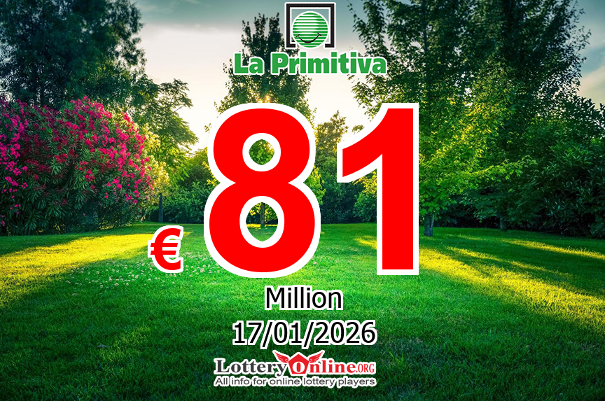 Nobody won jackpot, La Primitiva Climbs To € 81 Million Euro For The Next drawing, 01/17/26