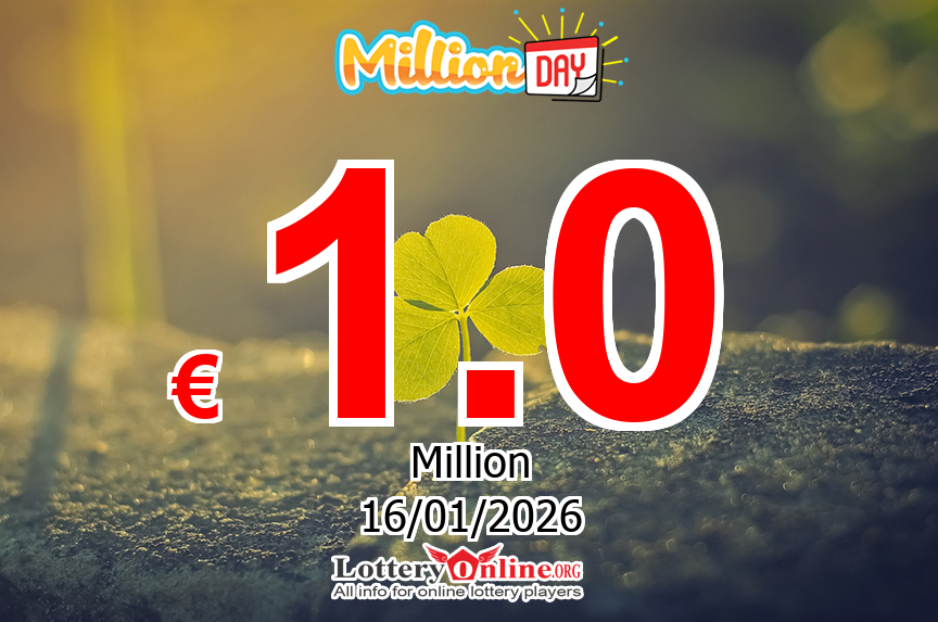 The result of MillionDAY of Italy on Fri, Jan 16, 2026