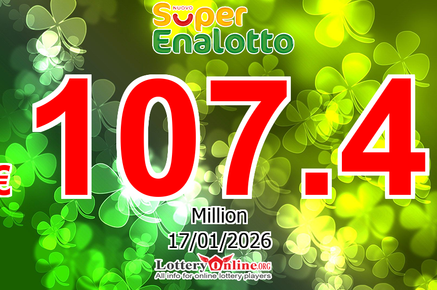 Who will win the next € 107.4 Million Euro SuperEnalotto jackpot on Jan. 17, 2026?