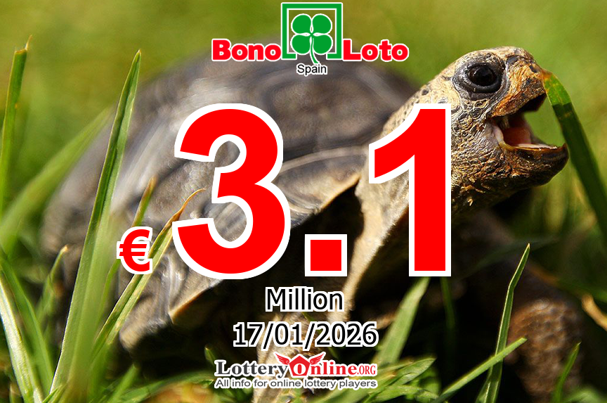 Result of BonoLoto on Jan. 16, 2026: Jackpot is € 3.1 Million Euro now