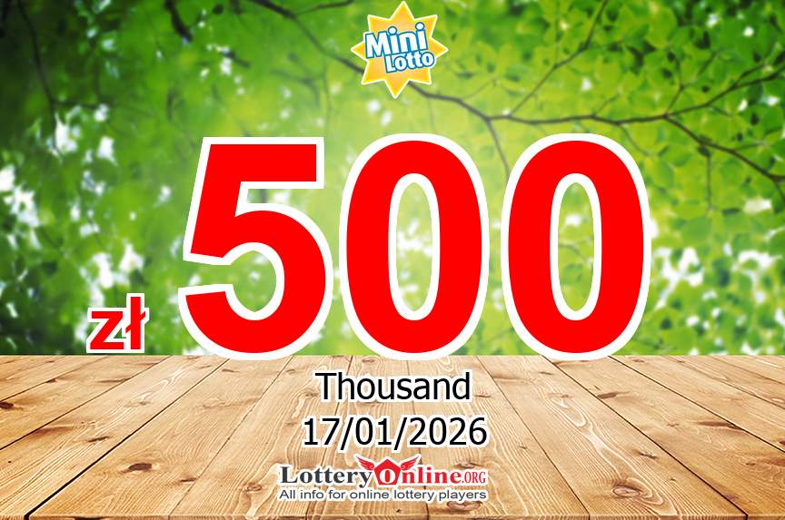 The result of Mini Lotto of Poland on Fri, Jan 16, 2026
