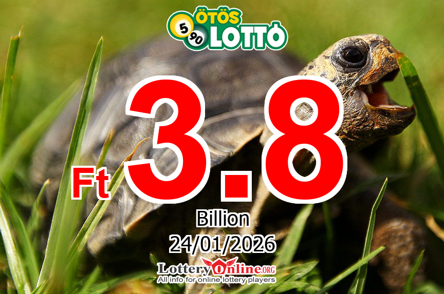 Jackpot Otoslotto stands at Ft 3.778 Billion HUF for Sat, Jan 24, 2026