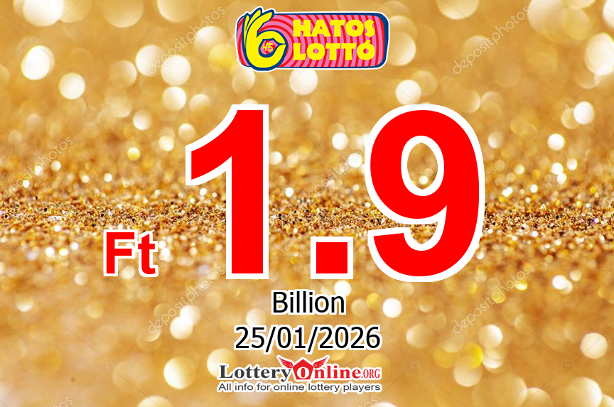 Hatoslotto results for 01/22/26: Jackpot is Ft 1.935 Billion HUF now