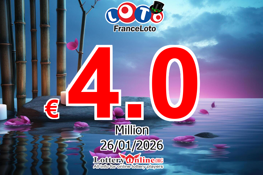 Results of Jan. 24, 2026 – Now, Loto jackpot is € 4 Million Euro