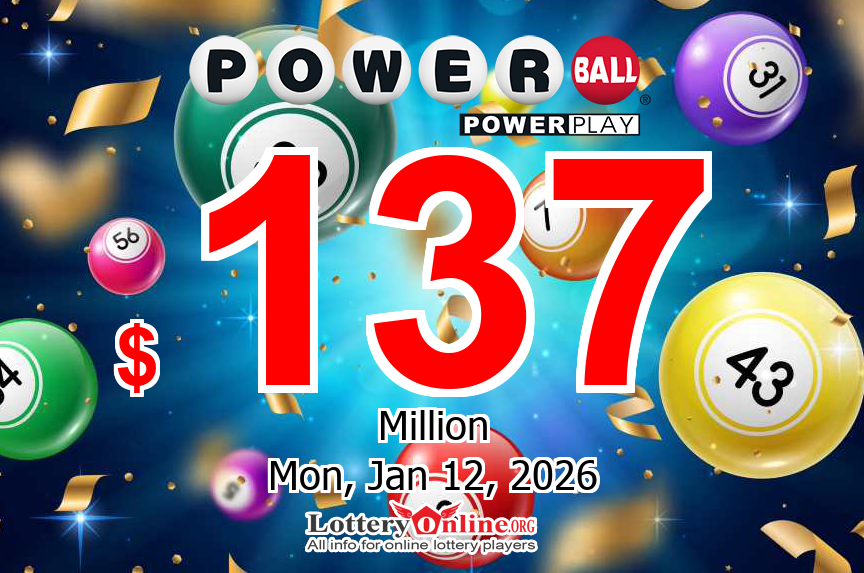 No winner in Saturday’s Powerball, Jan. 10, 2026; the next jackpot stands at $137 million