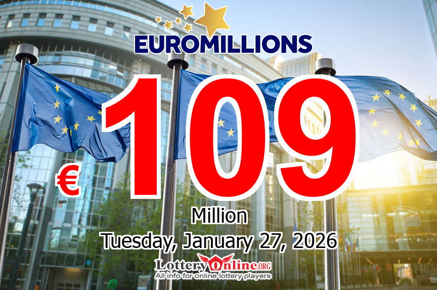 EuroMillions results for 01/23/26 – Jackpot swells to €109 million