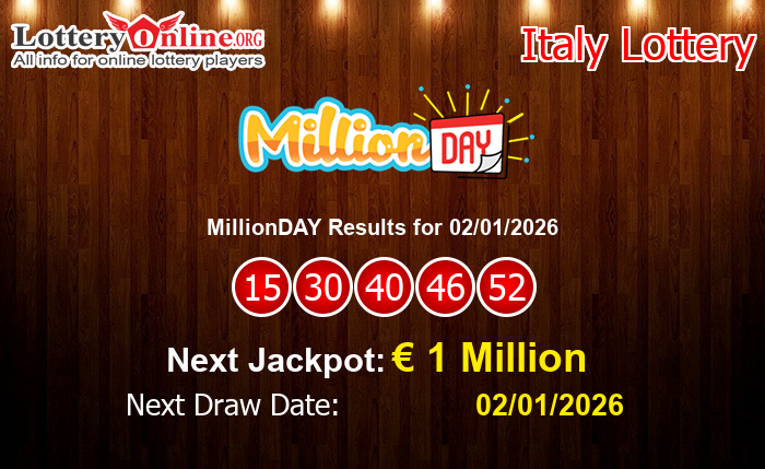 LatestMillionDAY Results