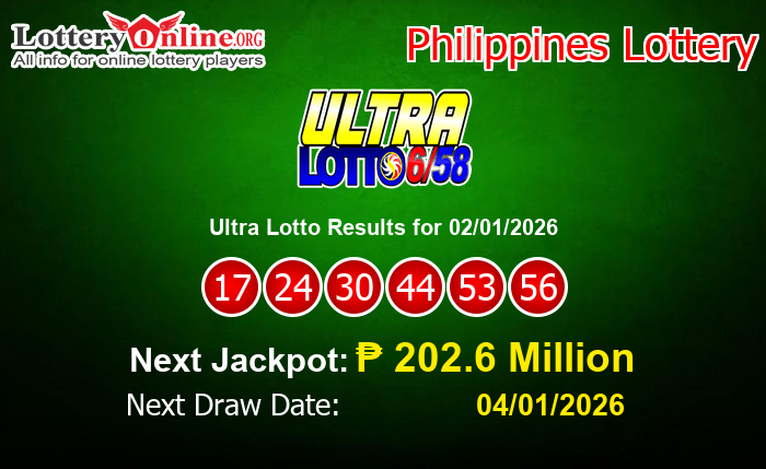 LatestUltra Lotto Results