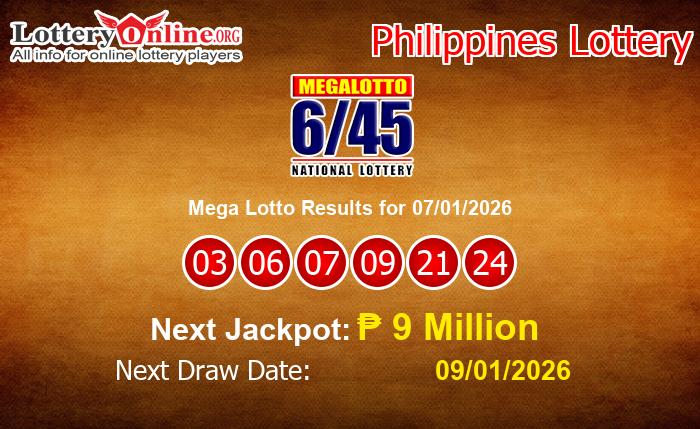 LatestMega Lotto Results
