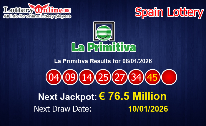 LatestLa Primitiva Results