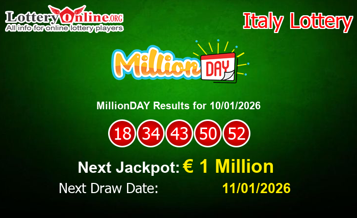 LatestMillionDAY Results