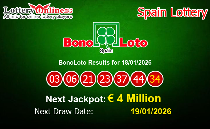 LatestBonoLoto Results